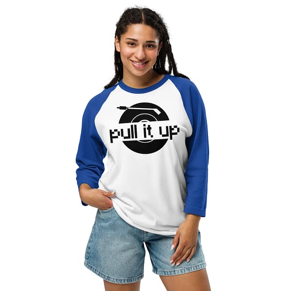 unisex-34-sleeve-raglan-shirt-white-royal-front-67ebacad48204.jpg PULL IT UP 3/4 sleeve (β)
