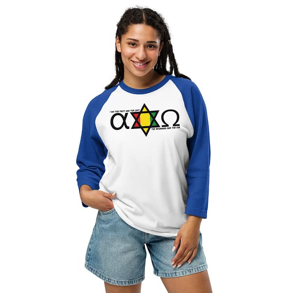 unisex-34-sleeve-raglan-shirt-white-royal-front-67ebb0b50c10a.jpg ALPHA & OMEGA 3/4 sleeve (β)
