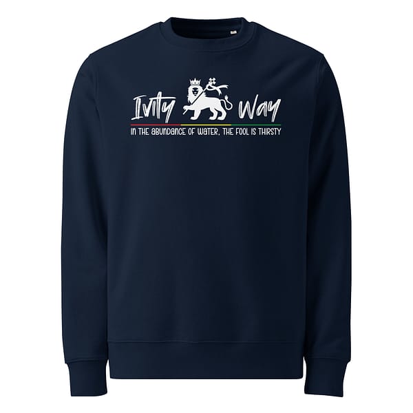 unisex-eco-sweatshirt-french-navy-front-67eba6991c185.jpg IVITY WAY Sweatshirt (β)