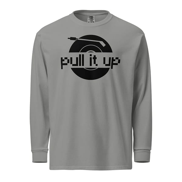 unisex-garment-dyed-heavyweight-long-sleeve-shirt-grey-front-67eba0bc2a2a2.jpg PULL IT UP long-sleeve (β)