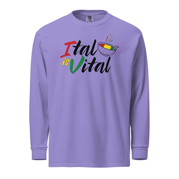 unisex-garment-dyed-heavyweight-long-sleeve-shirt-violet-front-67eba5039d273.jpg ITAL IS VITAL long-sleeve (δ)