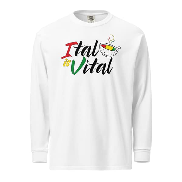unisex-garment-dyed-heavyweight-long-sleeve-shirt-white-front-67eba503a081e.jpg ITAL IS VITAL long-sleeve (δ)