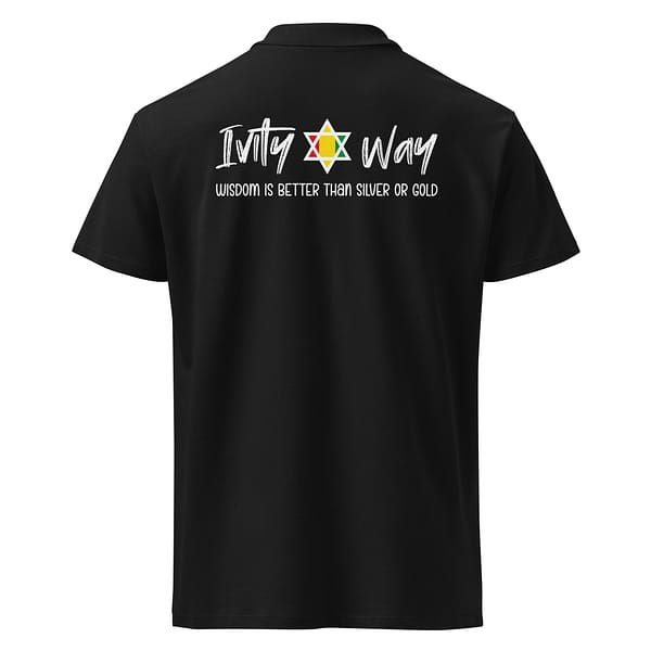 unisex-premium-pique-polo-shirt-black-back-67ebcdcb92d45.jpg IVITY WAY WISDOM POLO (α)