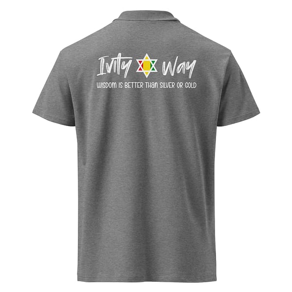 unisex-premium-pique-polo-shirt-grey-melange-back-67ebcdcb97533.jpg IVITY WAY WISDOM POLO (α)