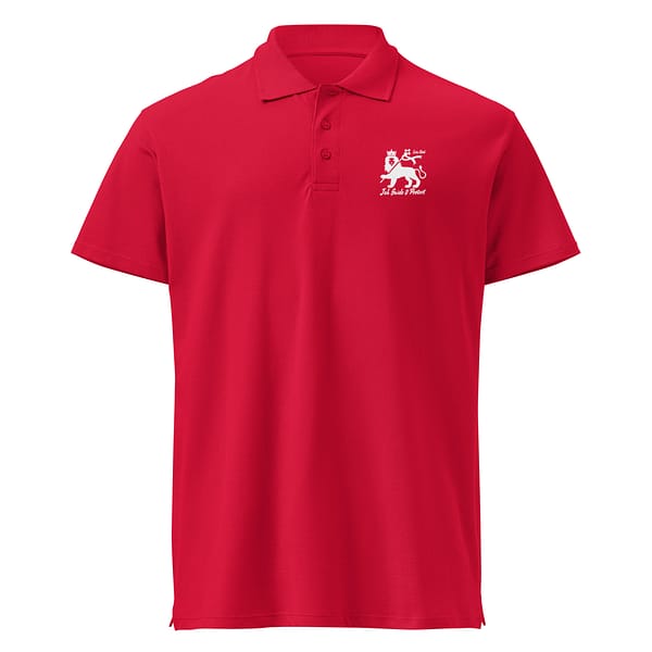 unisex-premium-pique-polo-shirt-red-front-67ebcc26d7536.jpg RUN COME RALLY POLO (α)
