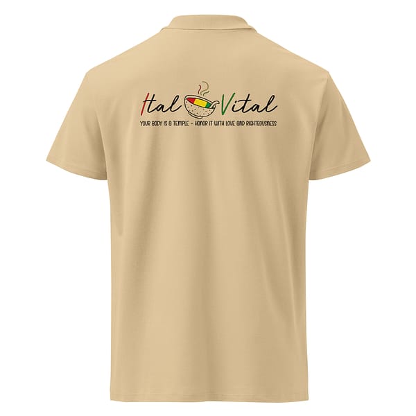 unisex-premium-pique-polo-shirt-sand-back-67ebceaec1417.jpg ITAL IS VITAL POLO (β)