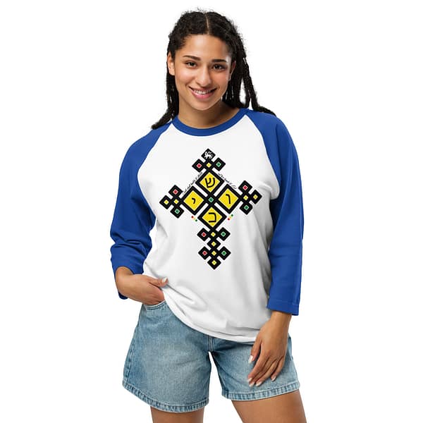 unisex-34-sleeve-raglan-shirt-white-royal-front-6814c61fdcd70.jpg CUSH 3/4 sleeve (β)
