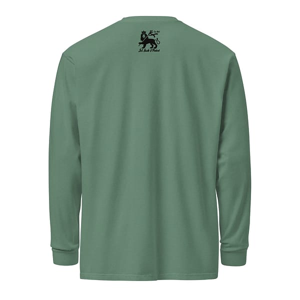 unisex-garment-dyed-heavyweight-long-sleeve-shirt-light-green-back-681b179c5ede4.jpg CONQUERING LION long-sleeve (α)
