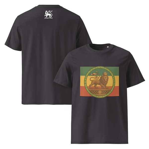 unisex-organic-cotton-t-shirt-anthracite-front-and-back-681b120acaf98.jpg CONQUERING LION classic tee (β)